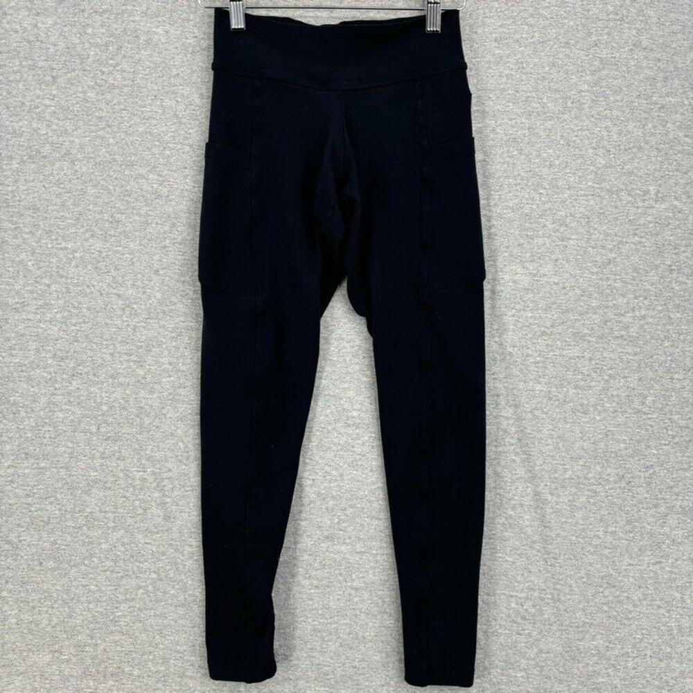 Booty Queen Leggings Womens Extra Small Black Athletic Gym Workout Pants Running